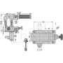 POMPA HYDRAULICZNA RĘCZNA JEDNOSTRONNA + ZBIORNIK 2L
